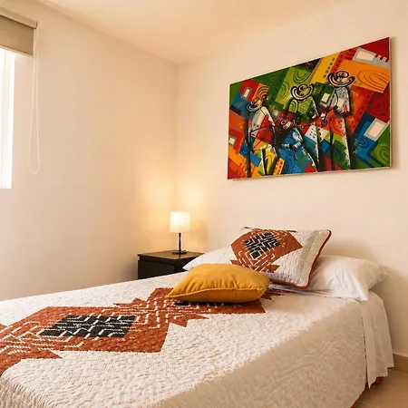 Kambiri Signature Apartment, Seaview, Pool & Afro-caribbean Style Apartamento Cartagena